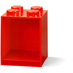 Comparateur de prix : LEGO Autre Étagère en forme de brique à 4 tenons - rouge vif 5006578