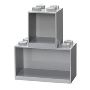 Comparateur de prix : Room Copenhagen LEGO ensemble d'étagères en pierre 31,8 x 21,1 cm gris 2 parties