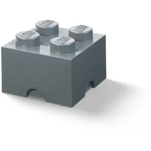 Comparateur de prix : LEGO Autre Brique de rangement 4 tenons - gris foncé 5006933