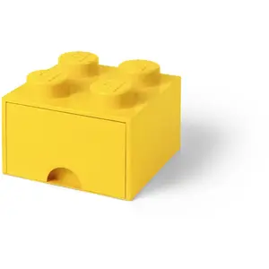 Comparateur de prix : LEGO pierre de rangement avec tiroir 4 plots 25 x 17 cm polypropylène jaune
