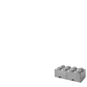 Comparateur de prix : LEGO pierre de rangement avec tiroirs 8 tenons 50 x 18 cm PP gris clair