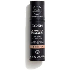 Gosh Copenhagen Chameleon Foundation Natural Coverage 006-Medium Dark 30 Ml pas cher