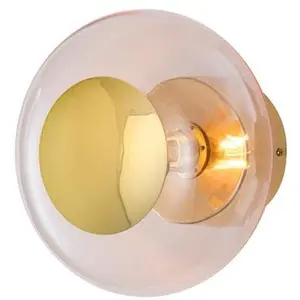 Ebb & Flow HORIZON SURFACE-Applique murale Verre soufflé Ø21cm OrangeVendu parluminaire