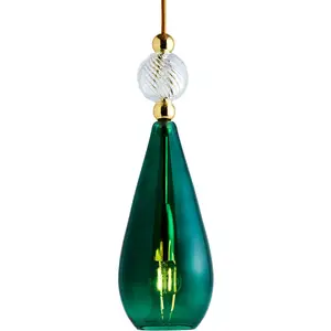 EBB & FLOW Smykke M or vert lierre crystal swirl
