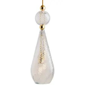 EBB & FLOW Smykke L or crystal swirl