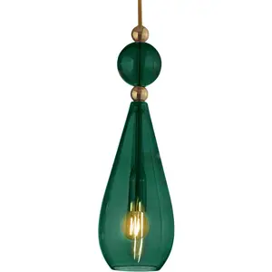 EBB & FLOW Smykke M Suspension or vert lierre pas cher