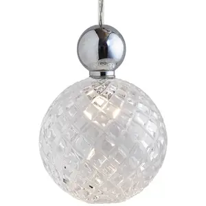 EBB & FLOW Uva L Ball argenté clair small check