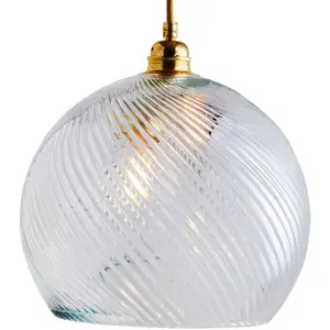 EBB & FLOW Rowan suspension or/cristal Ø 28 cm
