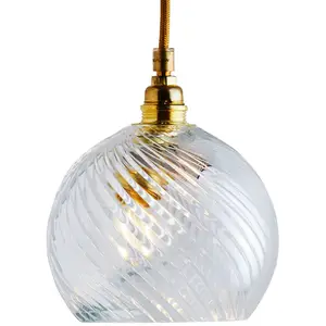 EBB & FLOW Rowan Suspension or/cristal Ø 15,5 cm