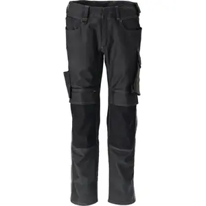 Comparateur de prix : Mascot Pantalon de travail avec poches genouillères Unique - 21979-459-Gris anthracite-58-82