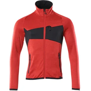 Mascot Accelerate 18103-316-20209 Pull en polaire avec fermeture Éclair Rouge/noir Taille 5XL