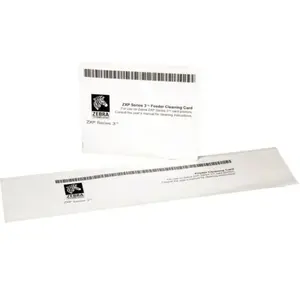 Zebra 105999-302 Lot de 4 cartes de nettoyage pour imprimantes ZXP Series 3