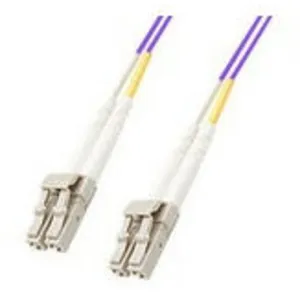 Comparateur de prix : MicroConnect FIB440405P - 5 m - LC/PC - LC/PC - Male connector / Male connector - Violet