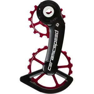 Patte de dérailleur CeramicSpeed OSPW SRAM RIVAL AXS Coated rougeVendu paramazon