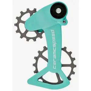 Patte de dérailleur CeramicSpeed OSPW X pour SRAM Eagle AXS bleuVendu parbikeinn