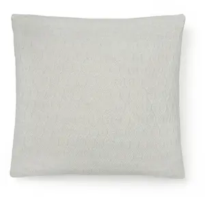 Aiayu - Coussin Raul en laine de lama Gris perle 50x50