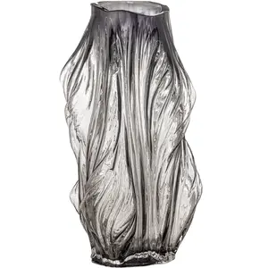 Bloomingville Vase Tulla gris - 82061716 pas cher