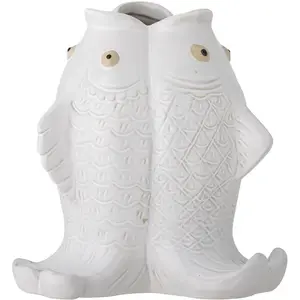 Vase poissons grès Bloomingville Fili Bloomingville pas cher
