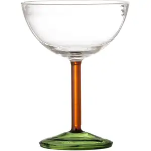 Bloomingville - Coupe à cocktail Martine - Vert - Verre