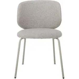 Ponte Chaise De Salle À Manger Gris Polyester - Bloomingville pas cher