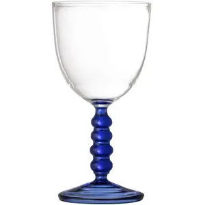 Bloomingville Verres à vin Noemi bleu lot de 6 - 82068209 pas cher