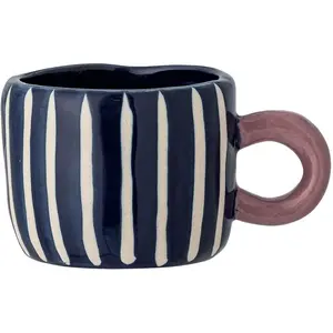 Comparateur de prix : Bloomingville Coffret de 6 mugs Nini bleu - 82062719