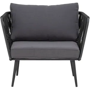 Comparateur de prix : Bloomingville Chaise longue Pavone noir - 82064275