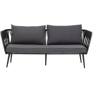 Comparateur de prix : Bloomingville Canapé Pavone noir - 82064276