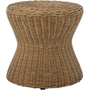 Table basse Roccas Polyrattan Marron - Bloomingville pas cher