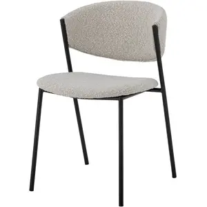 Bloomingville - Chaise empilable Chaise & petit fauteuil - Blanc - Tis... pas cher