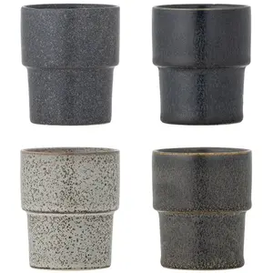 Comparateur de prix : Bloomingville - Tasse Ewan - Marron - Grès