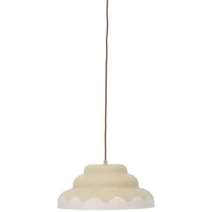 Comparateur de prix : Bloomingville Lampe à suspension Lacya naturel - 82062655