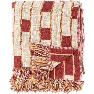 Bloomingville Plaid rouge Cang - 82066545Vendu parliving-and-company