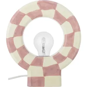 Bloomingville Lampe de table Vialini rose - 82063045 pas cher