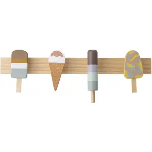 Portemanteau mural enfant bois Bloomingville Zyon Bloomingville pas cher