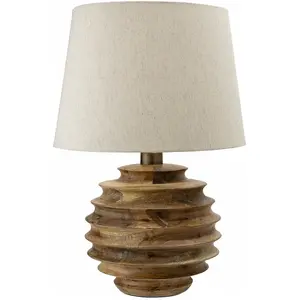 Bloomingville Lampe de chevet, nature, bois de manguier pas cher