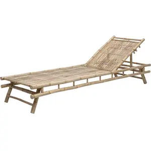 Bloomingville Méridienne Sole en bambou naturel pas cher