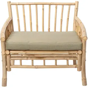 Bloomingville Chaise longue Sole en bambou naturel pas cher