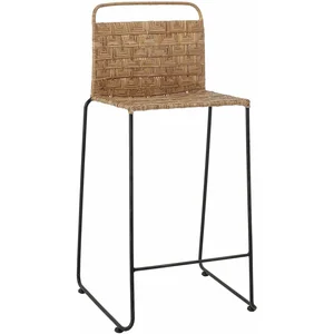 Chaise de bar en rotin naturel Gunnel - Bloomingville pas cher