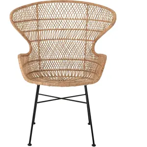 Chaise longue en rotin naturel Oudon - Bloomingville pas cher