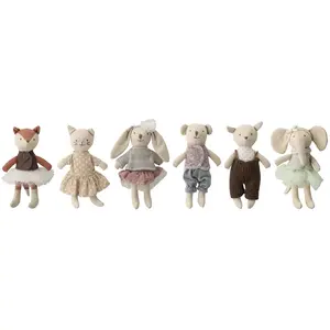 Bloomingville Mini Peluches Friends Toy - lot de 6 pièces pas cher
