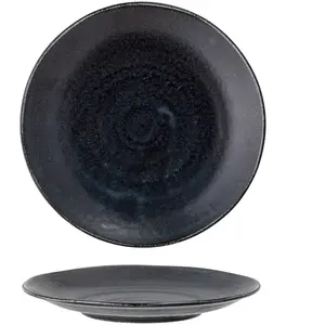 Comparateur de prix : Bloomingville Assiette Yoko, Noir, Porcelaine