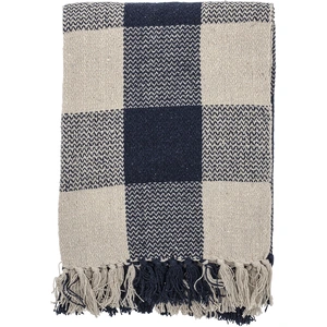 Bloomingville Plaid Austin en coton recyclé 125x150cm pas cher