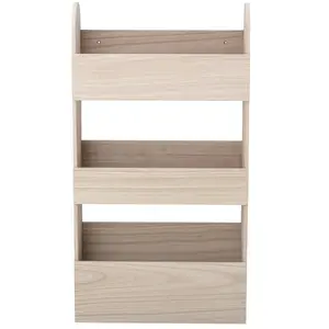 Bibliothèque - Bloomingville - Moris - 3 étagères - Beige - 38 x 12 x 70 cm