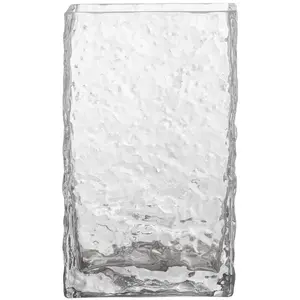 Bloomingville Vase transparent en verre H20cm pas cher