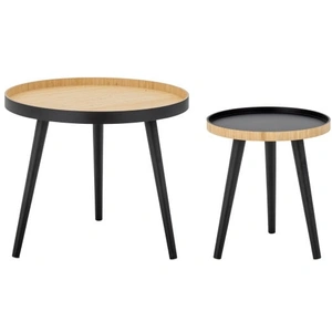 Bloomingville Set de table basse cappuccino de 2 pièces - 82052153 pas cher