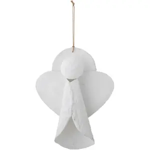 Bloomingville - Boule de Noël Argelers en papier mâché  Blanc taille unique