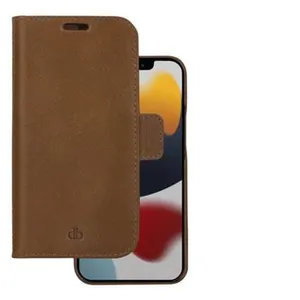 Comparateur de prix : dbramante1928 Lynge - Etui à rabat pour téléphone portable - cuir pleine fleur - brun clair - pour Apple iPhone 13 Pro Max