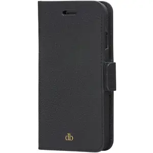 Non communiqué dbramante1928 New York - Étui à rabat pour téléphone portable - noir nuit - pour Apple iPhone 7, 8, SE (2e génération)