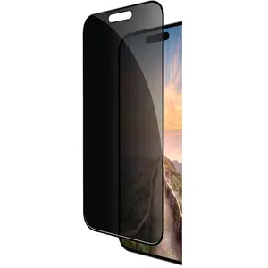 Comparateur de prix : dbramante1928 Eco-shield - Protection d'écran pour téléphone portable - film - avec filtre de confidentialité - couleur de cadre noir - pour Apple iPhone 16